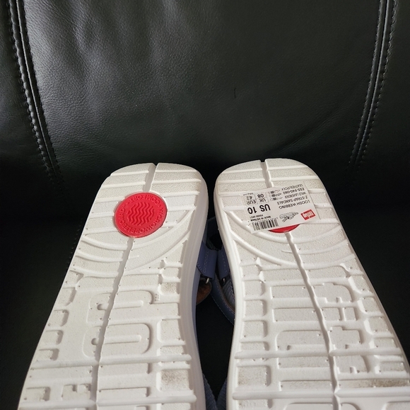 NWT Fitflops Loosh Z-Strap Periwinkle Women's Sandals Size 10 - Picture 6 of 7